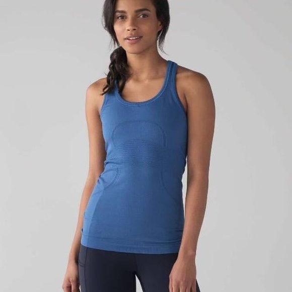 lululemon athletica Tops - LULULEMON//swiftly tech running tank royal blue 8